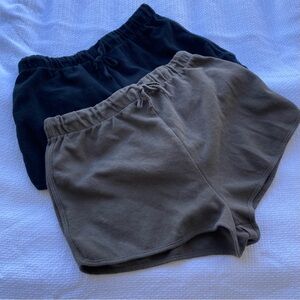 Zara Athletic Shorts /Black and Gray /Size:S/ Set of 2